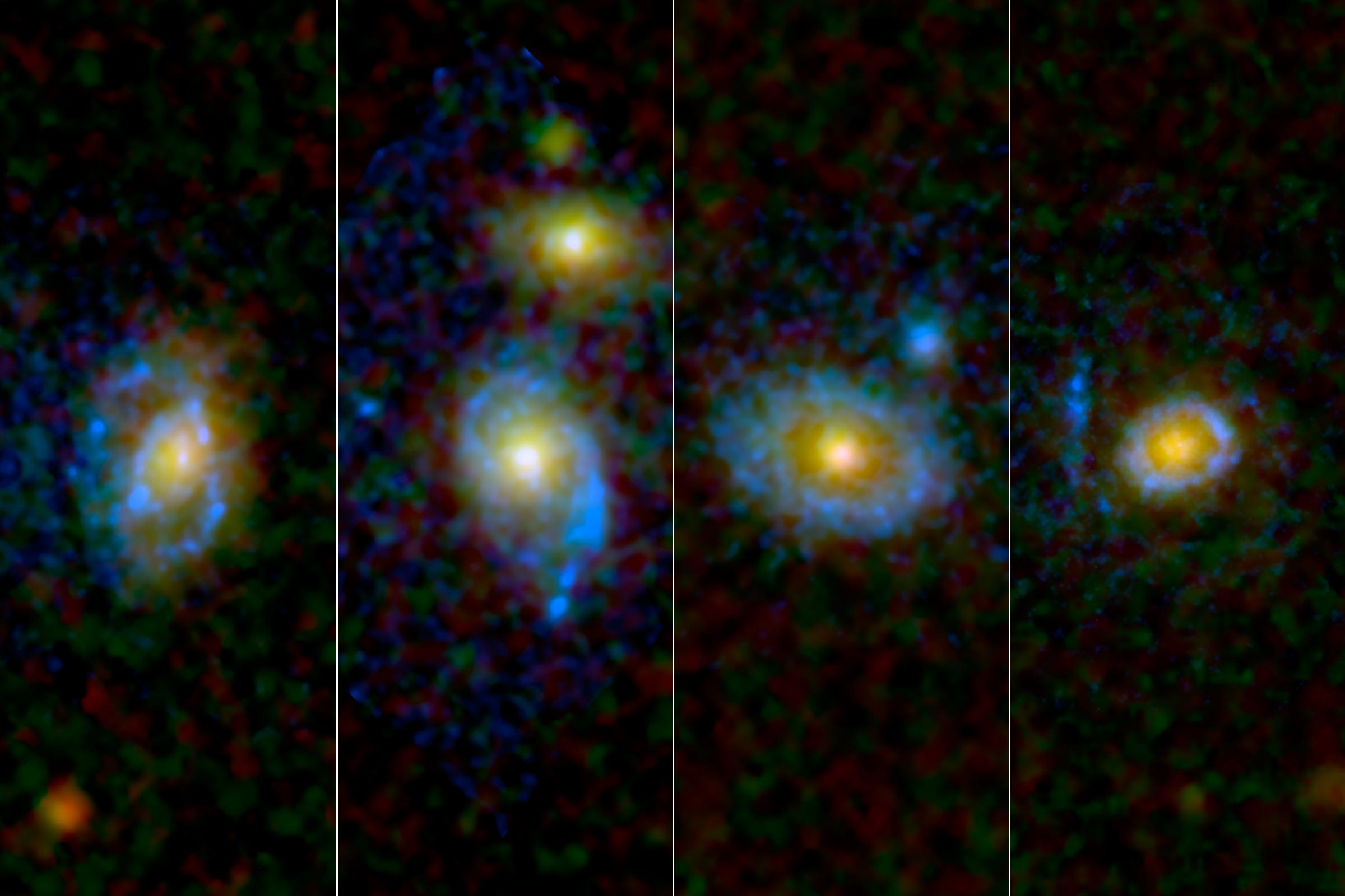 New, long-exposure Hubble Space Telescope images of elliptical galaxies show a surprising amount of new star formation.